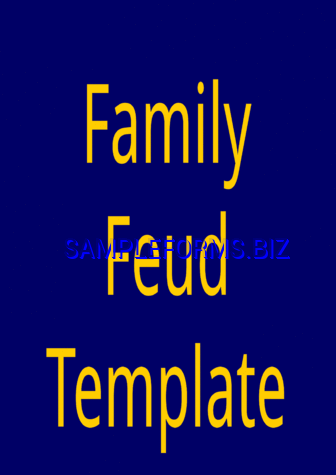 Family Feud Powerpoint Template 3 pdf ppt free